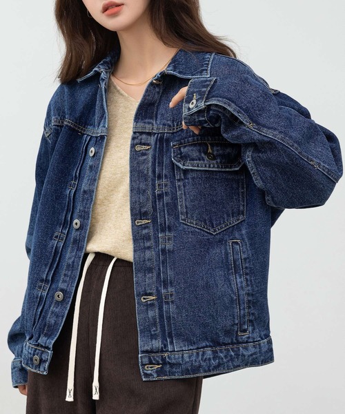 DAY CLOSET デニムジャケット M ブルー レディース : ZOZOTOWN Yahoo 