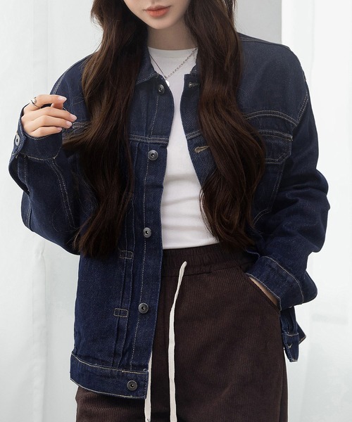 DAY CLOSET デニムジャケット M ブルー レディース : ZOZOTOWN Yahoo 