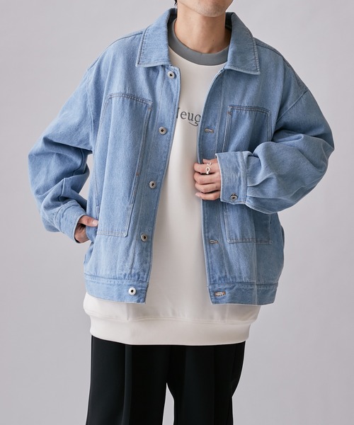 「Lui's」 「neuco n」デニムジャケット 1 サックスブルー メンズ_画像5