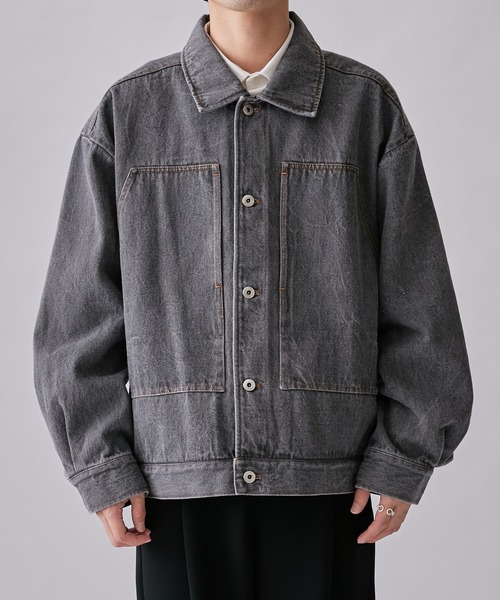 「Lui's」 「neuco n」デニムジャケット 1 サックスブルー メンズ_画像9