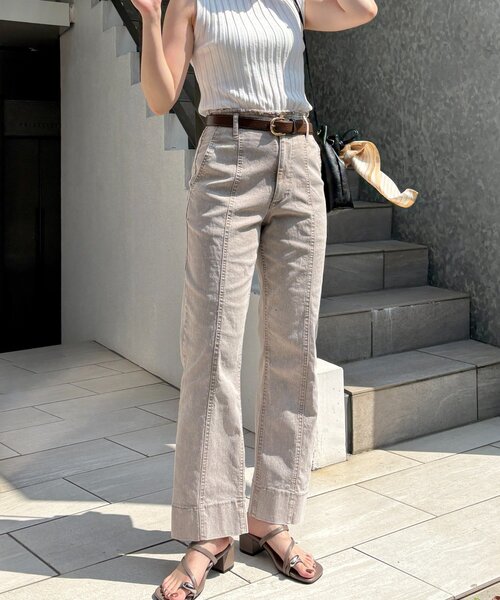 「Jena espace merveilleux」 デニムパンツ FREE グレー レディース_画像2