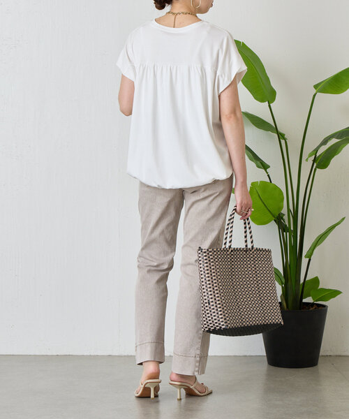 「Jena espace merveilleux」 デニムパンツ FREE グレー レディース_画像8