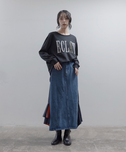 Eimee Law（エイミーロウ） スカート リメイクタッチデニム マーメイド