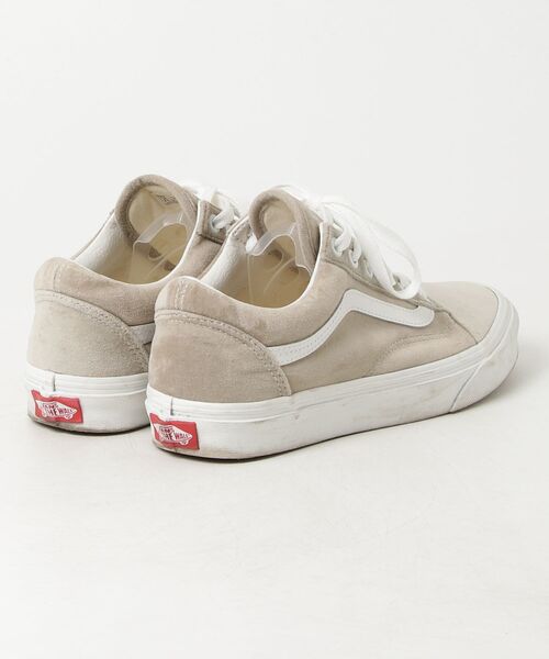「VANS」 ローカットスニーカー 23.5cm ベージュ レディース_画像2