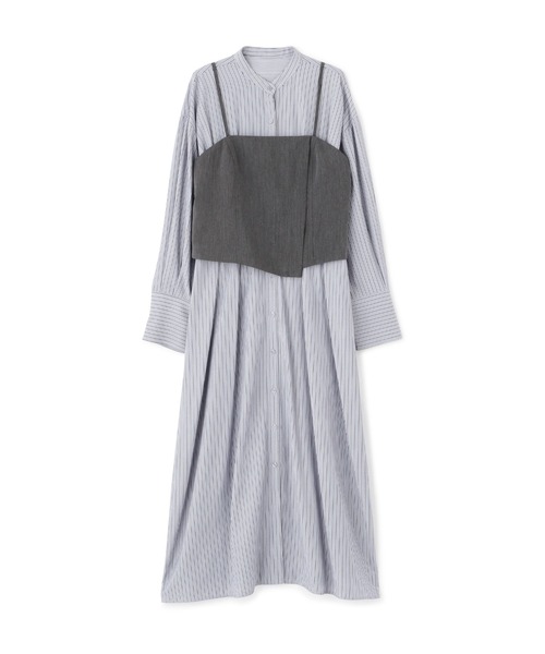 「N.(N. Natural Beauty Basic)」 シャツワンピース MEDIUM ベージュ系その他 レディース_画像5