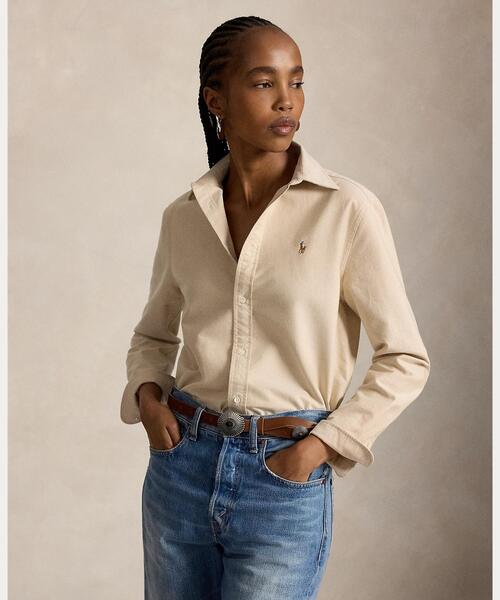 RLX Ralph Lauren レディース ポロシャツ ベージュ POLO RALPH LAUREN（ポロ・ラルフローレン） ラルフローレン ブラウス