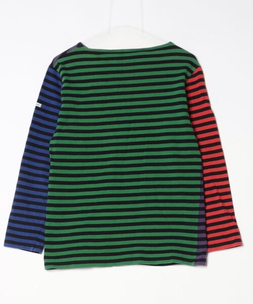 「ORCIVAL」 ボーダー柄長袖Tシャツ 3 パープル メンズ_画像2