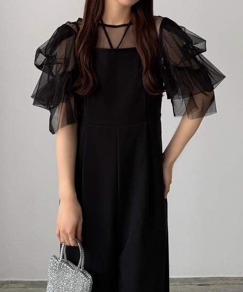 「callautia」 オールインワン LARGE ネイビー レディース_画像3