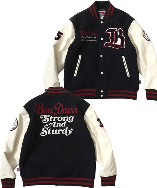 BEN DAVIS（ベンデイビス） スタジャン BD STADIUM JACKET/オーバー