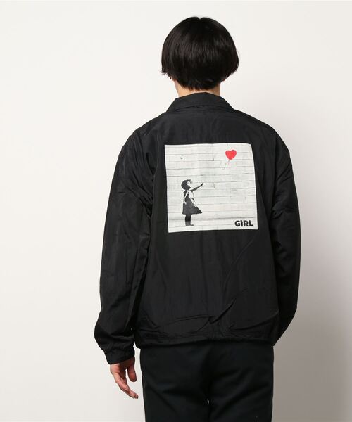 新作 アウター ZOZOTOWN PayPayモール店 - 通販 - PayPayモール BRANDALISED Banksy BALLOON GIRL コーチジャケット 正規品大人気