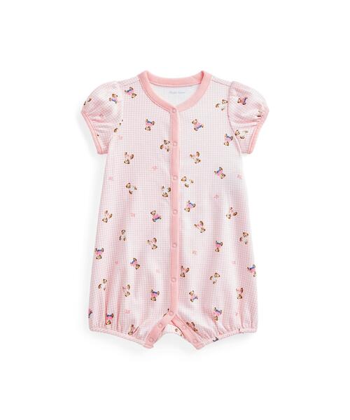 ベビー服 Polo ベア インターロック バブル ショートオール