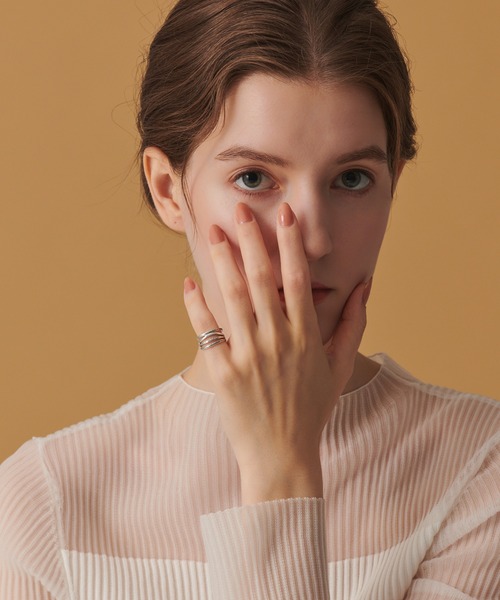 agete（アガット） 指輪 リング シルバーピンキーリング レディース