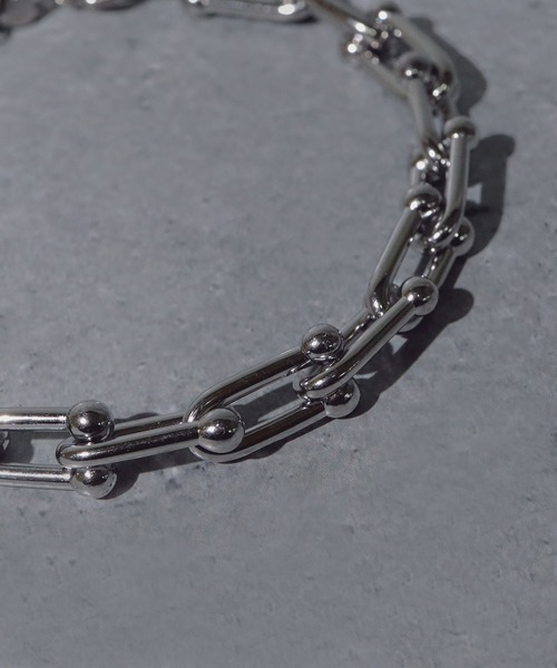 SBG by 7JEWELRY ブレスレット U字型馬蹄チェーンブレスレット