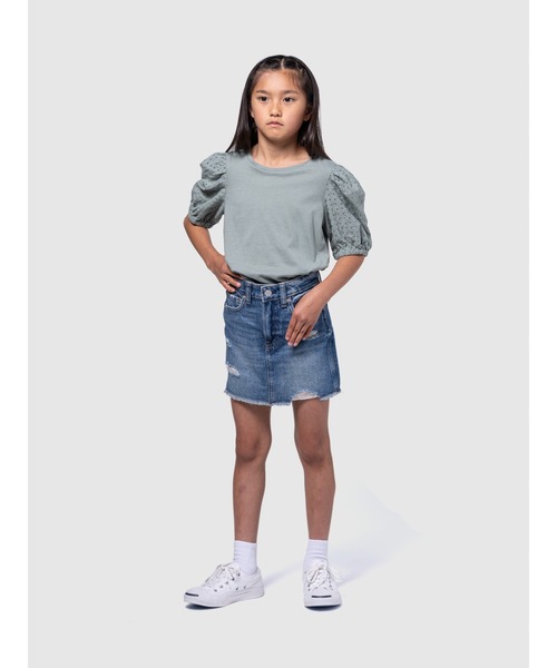 GAP（ギャップ） スカート ウォッシュウェル ハイライズ デニム