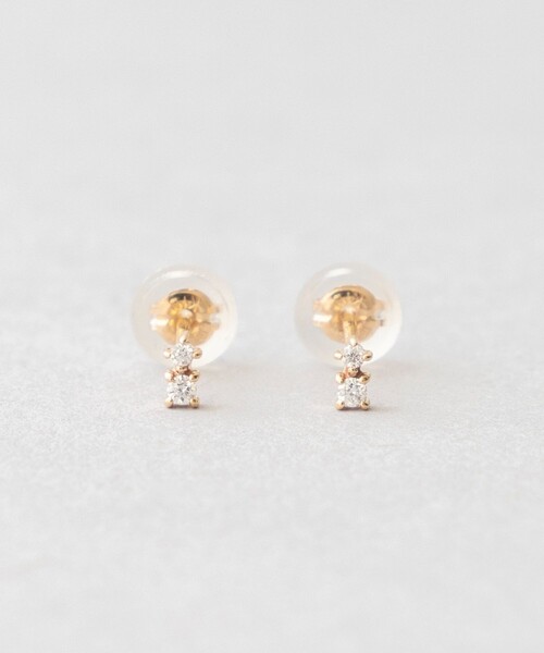 Jouete ピアス K10YG ダイヤモンド レディース : ZOZOTOWN Yahoo