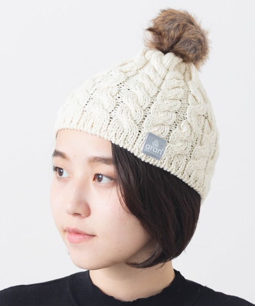 aran WOOLLEN MILLS（アランウーレンミルズ） ニット帽 ニットキャップ