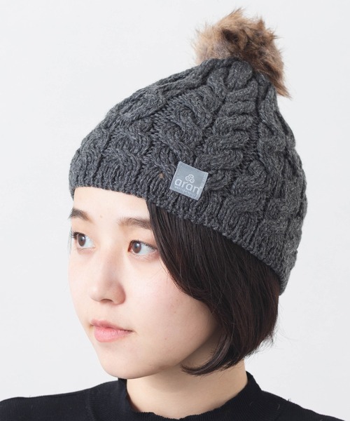 aran WOOLLEN MILLS（アランウーレンミルズ） ニット帽 ニットキャップ