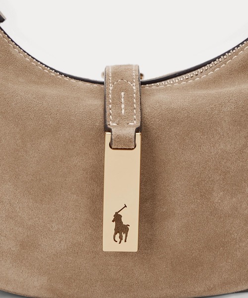 ショルダーバッグ バッグ Polo ID スエード ミニ ショルダー バッグ レディースの画像