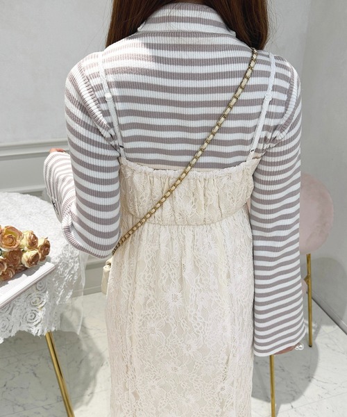 レディース ☘️25新作 ♡ Aje アジュ 白キャミワンピース 新品♡ 019