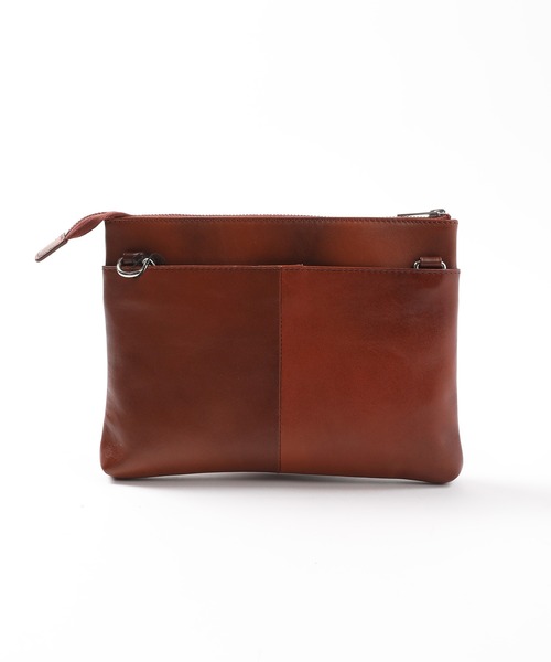 MEN'S BIGI クラッチバッグ 2WAYクラッチレザーバッグ メンズ