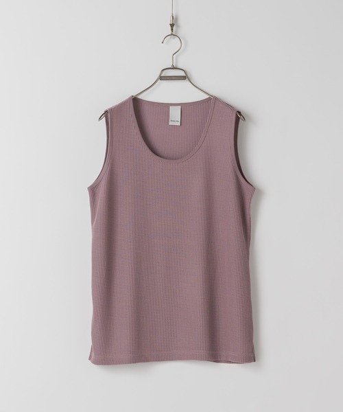 Casper John/ワッフルレイヤードタンクトップ 3色セット Casper John タンクトップ Waffle layered tank top/ワッフル