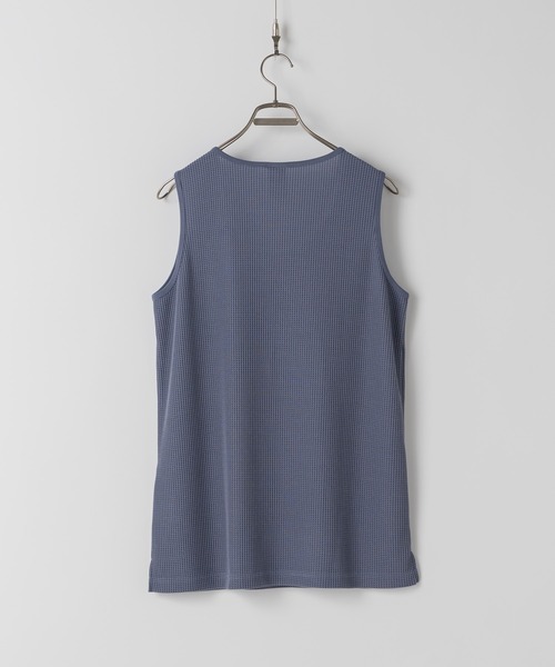 Casper John タンクトップ Waffle layered tank top/ワッフル