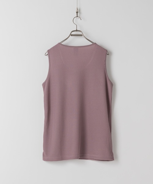 Casper John（キャスパージョン） タンクトップ Waffle layered tank