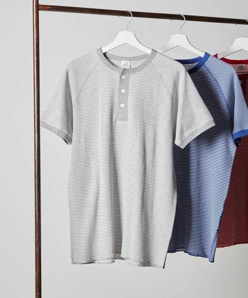 FRUIT OF THE LOOM（フルーツオブザルーム） tシャツ ボーダーヘンリー