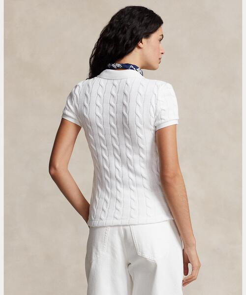 POLO RALPH LAUREN ポロシャツ ポロ ケーブルニット レディース