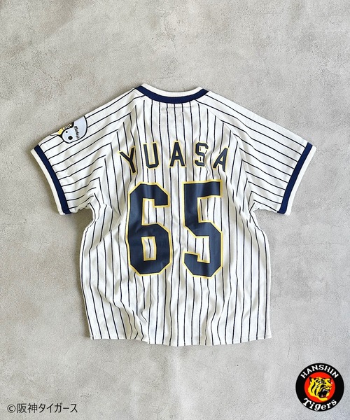 シャツ ブラウス 「阪神タイガース」別注ベースボールシャツ（kids/S 