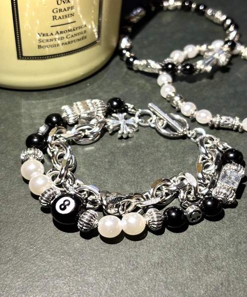 1004ST ブレスレット ストリート アメカジ 8ボール ブレスレット