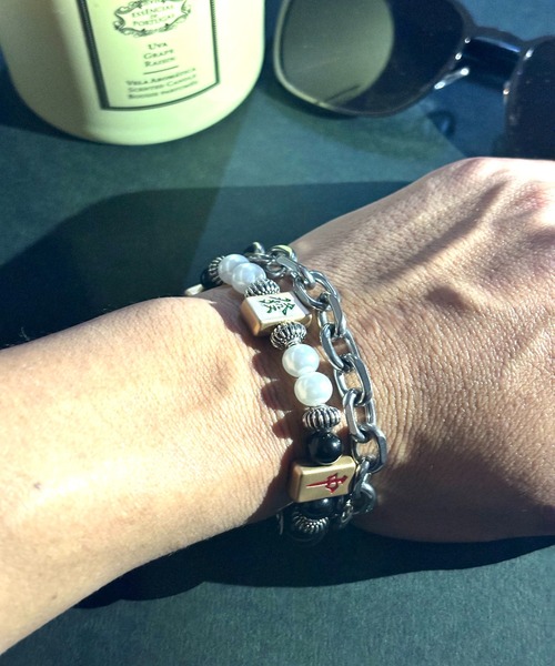 1004ST ブレスレット ストリート アメカジ 8ボール ブレスレット