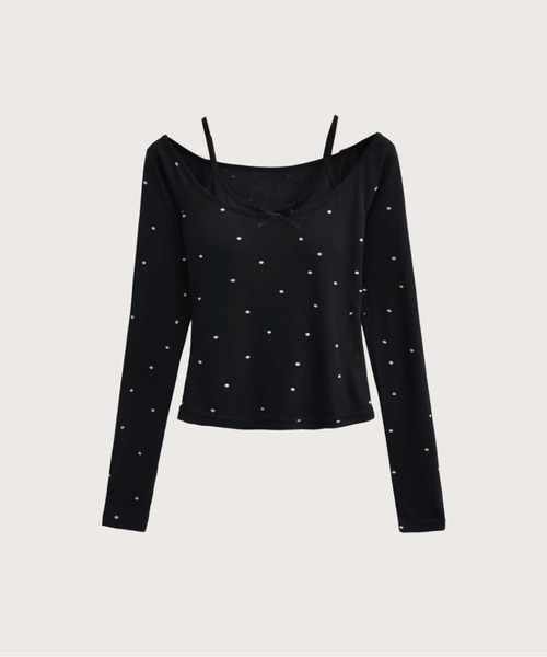 アンサンブル ドットバレエシャツセットアップ Dots Ballet Shirt Set-Up