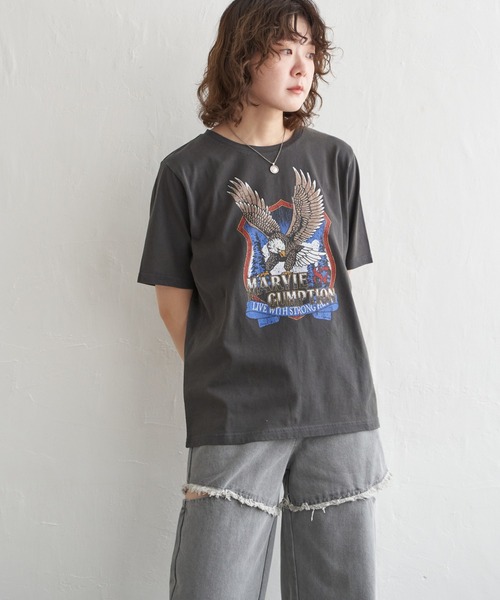 notch.（ファッション） tシャツ イーグルプリントTシャツ
