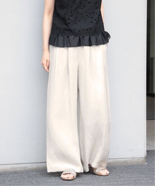 VERMEIL par iéna ☆サテンフラワープリーツスカート 36 ファッション VERMEIL par iéna ☆サテンフラワープリーツ