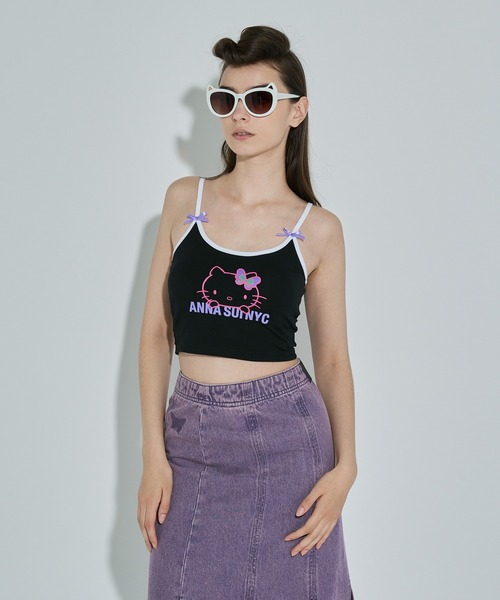 anna sui nyc キャミソール HELLO KITTY リンガーキャミソール