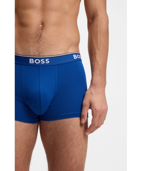 BOSS（HUGO BOSS） ボクサーパンツ 3パック ストレッチコットン ロゴ