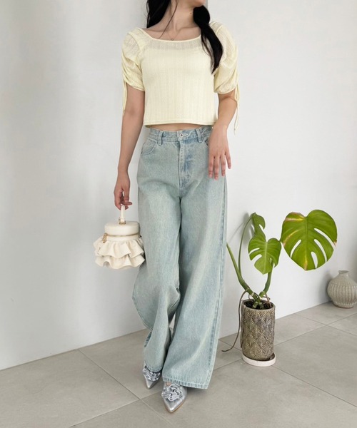 one after another NICE CLAUP tシャツ Tシャツ ドロストカラフルT/WEB