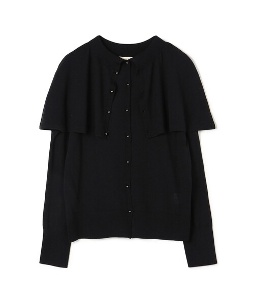 DES PRES（デプレ） カーディガン ウーステッドウール ケープ