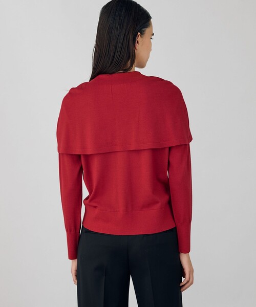 DES PRES（デプレ） カーディガン ウーステッドウール ケープ