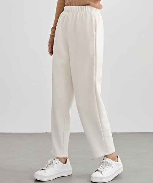 Lace Ladies（レースレディース） パンツ ソリッドカラー クロップド丈