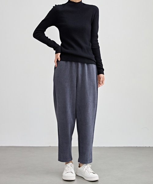 Lace Ladies（レースレディース） パンツ ソリッドカラー クロップド丈