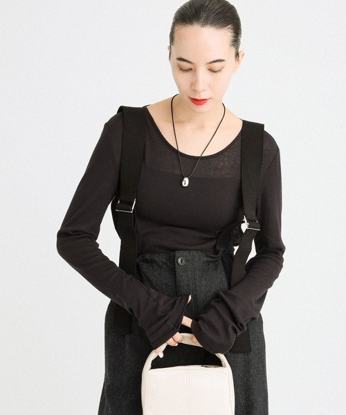 コットンカシミアフライスロンT BABYLONE tシャツ コットンカシミアフライスロンT レディース