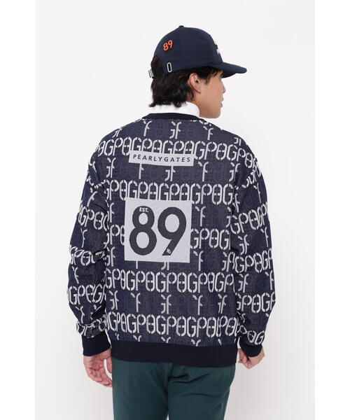 PEARLY GATES クサリ柄ニット サイズL