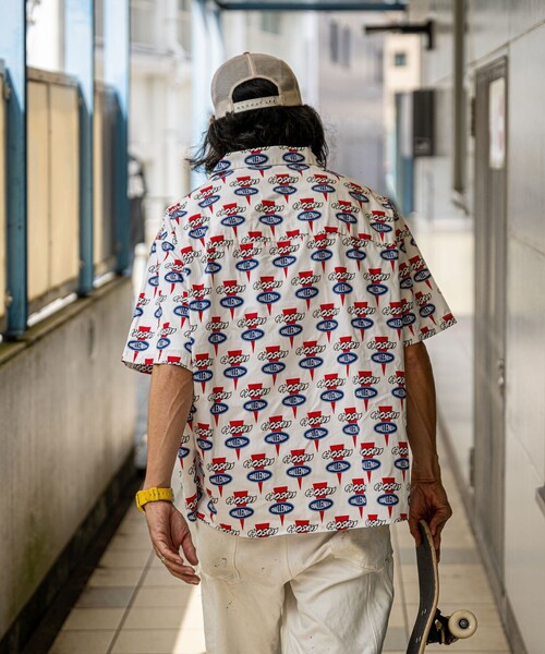 CHALLENGER×HOSOI 半袖シャツXLARGE CHALLENGER tシャツ x HOSOI/チャレンンジャー × ホソイ HOSOI
