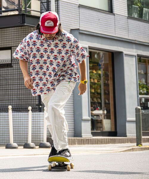 CHALLENGER HOSOI FLAME ロンt tシャツ　M 炎　ホソイ HOSOI ×CHALLENGER LOGO S/S TEE （ブラック） - 東海地方 三重