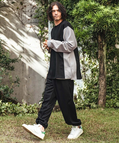 シルエット CAMBIO tシャツ mlt4954- サイドスリットパネルポンチカットソー