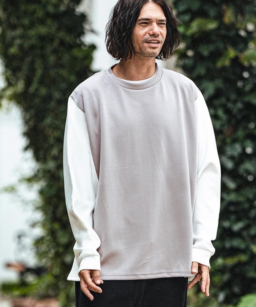 CAMBIO（カンビオ） tシャツ mlt4954- サイドスリットパネルポンチ