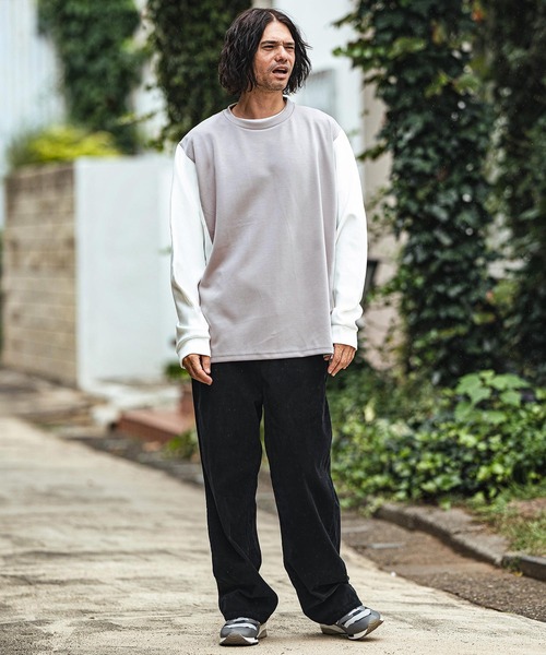 CAMBIO（カンビオ） tシャツ mlt4954- サイドスリットパネルポンチ