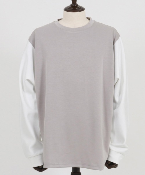 CAMBIO tシャツ mlt4954- サイドスリットパネルポンチカットソー